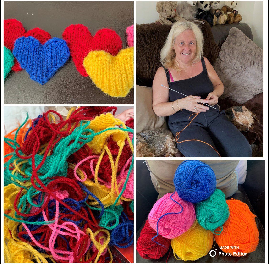 knitted hearts 1