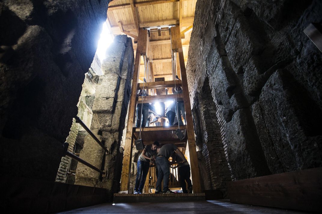 rome colosseum elevator